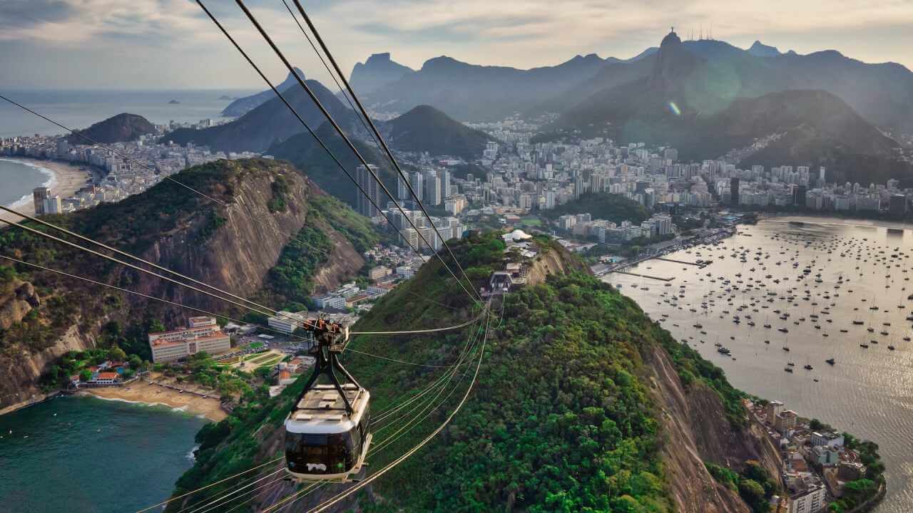 Image of cable car in Brazil