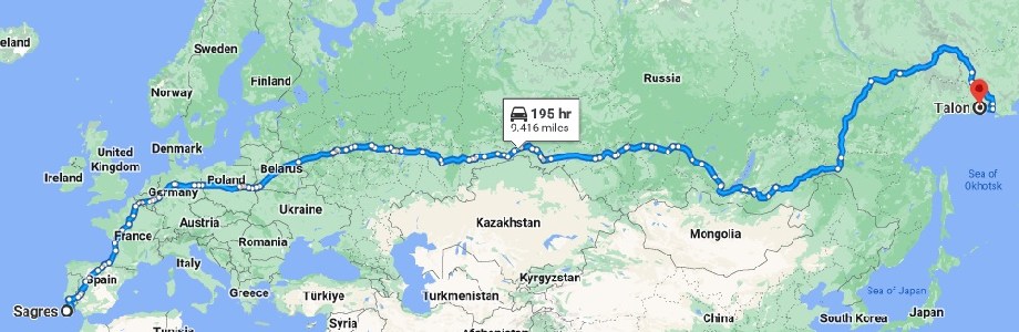 longest whl road trip